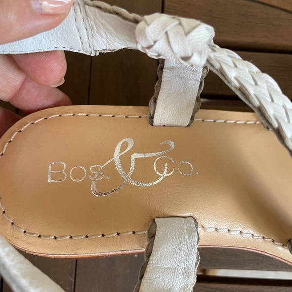 Genuine leather White Sandals size 37 - Picture 5 of 8